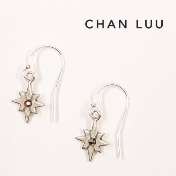Chan Luu Silver Star Earrings - Picture 1 of 4